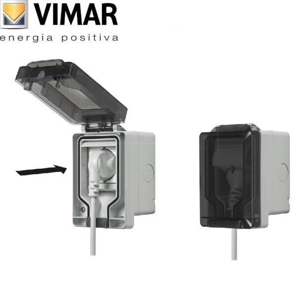 Calottina 2 Moduli IP66 a Spina Inserita